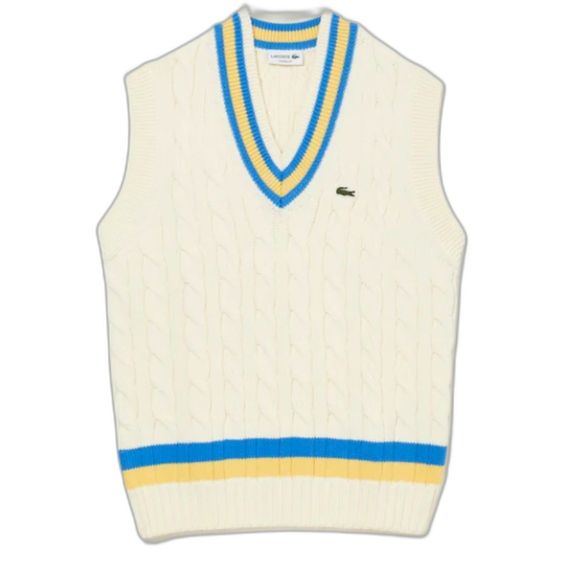Lacoste Other - NWT* Lacoste Classic Fit Wool Sweater Vest - Men's Small (Women's M/L)